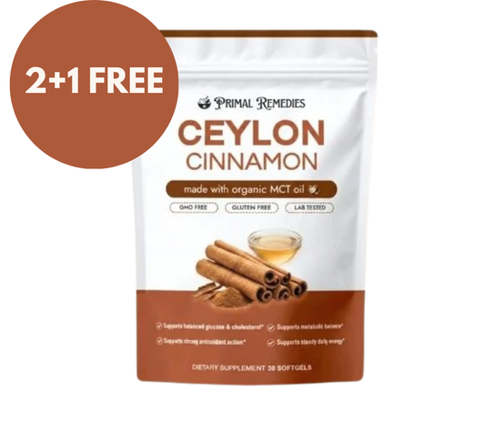 2+1 Free Ceylon Cinnamon 7200mg equivalent with MCT Oil