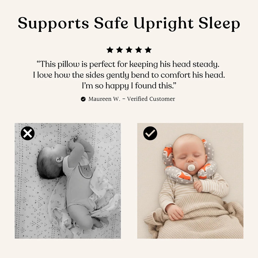 CozyComfort Baby Head Support Pillow