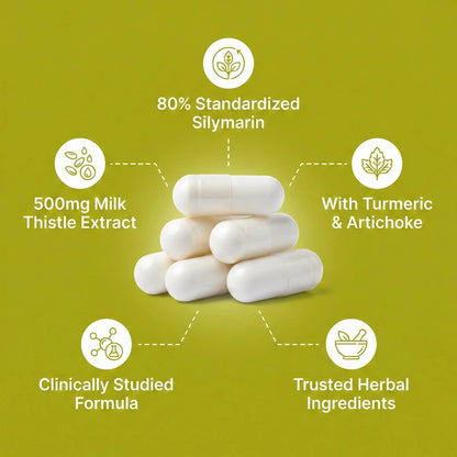 Gevilo® Milk Thistle Liver Detox & Digestive Relief
