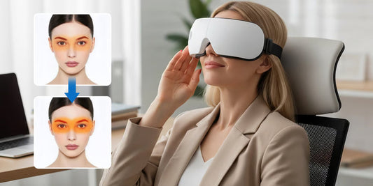 Sakerplus® Heated Eye Massager With Music